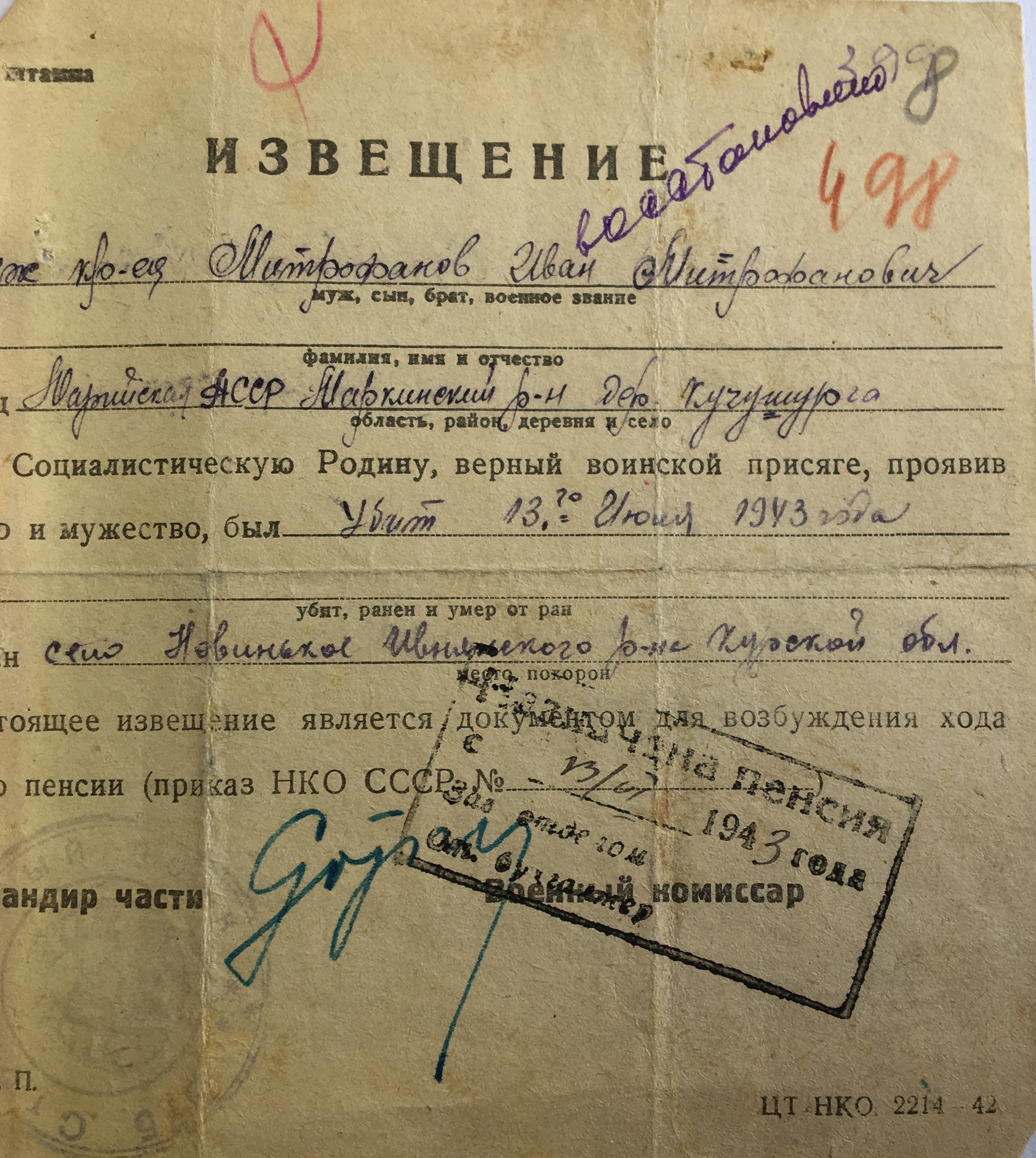 Митрофанов Иван Митрофанович